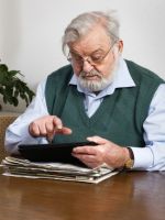 Man with Tablet